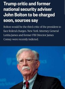 Бывшему советнику Трампа Джону Болтону готовятся предъявить обвинения в совершении федеральных преступлений