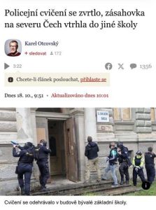 Чешский спецназ во время учений нечаянно взял штурмом детей