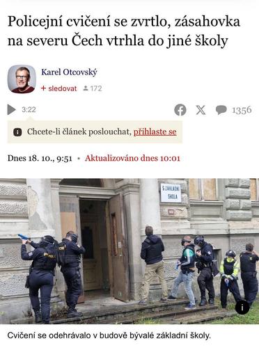 Чешский спецназ во время учений нечаянно взял штурмом детей