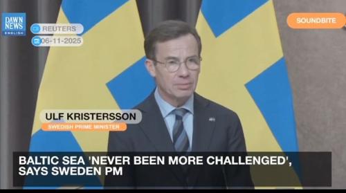 Премьер Швеции заявил о контроле над Балтикой и призвал к изоляции России