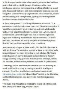 «Координатор ударов»: The New York Times раскрыла центральную роль ЦРУ в атаках на российский ТЭК
