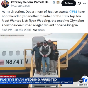 Личная победа ФБР: арестован наркобарон из списка самых разыскиваемых, бывший олимпиец