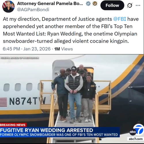 Личная победа ФБР: арестован наркобарон из списка самых разыскиваемых, бывший олимпиец