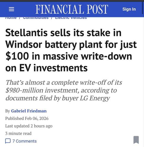 Китайский электрокар: западный автопром списывает миллиарды, уходя с рынка