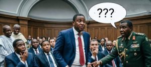 В парламенте ЮАР министр выступал с торчащим из штанов достоинством