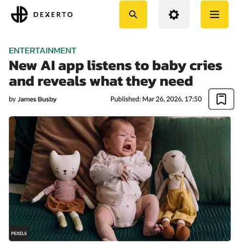 Цифровая няня: японская нейросеть научилась понимать младенцев за 10 секунд