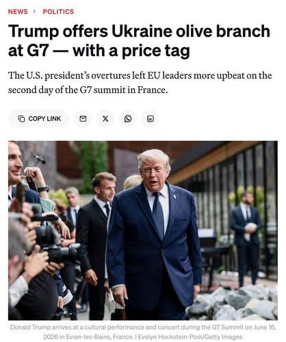 Трамп готов помочь Украине и усилить давление на Путина, но взамен хочет помощи от союзников в отношении Ирана — Politico